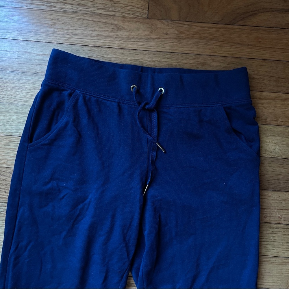 Lilly Pulitzer Mallie Knit Pants High Tide Navy Jogger XS - Picture 5 of 13